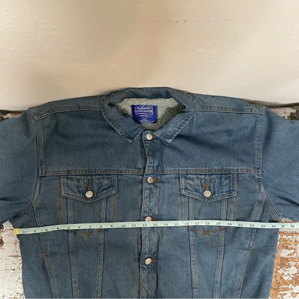 Authentic National Outfitters Vintage Sherpa Denim Jacket